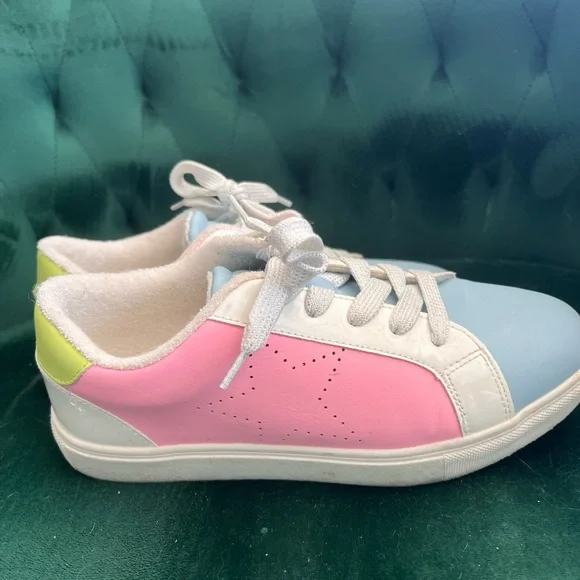 Steve Madden Sneakers in Pink, Blue, and White - Picture 1 of 2